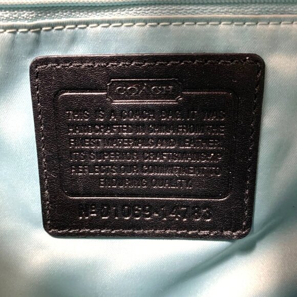 COACH Kristin Black Leather Hobo Shoulder Handbag 14783, Extra Strap, No Tag - Picture 8 of 11